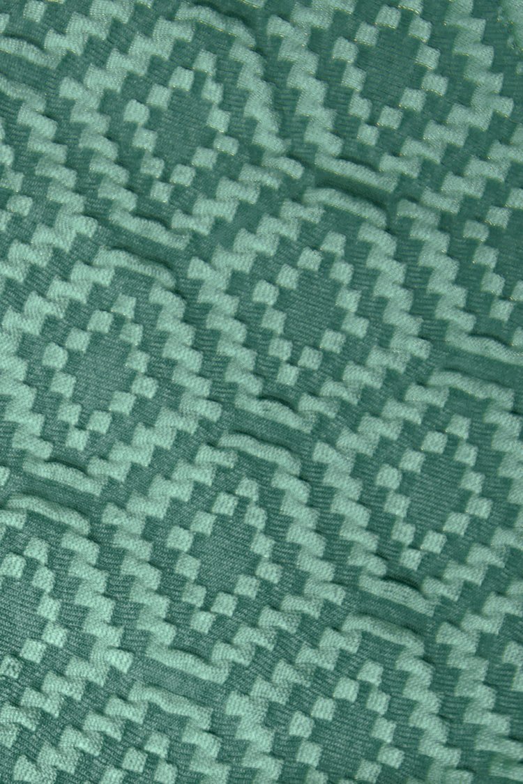 Armani Green Back Hook High Waisted Bikini