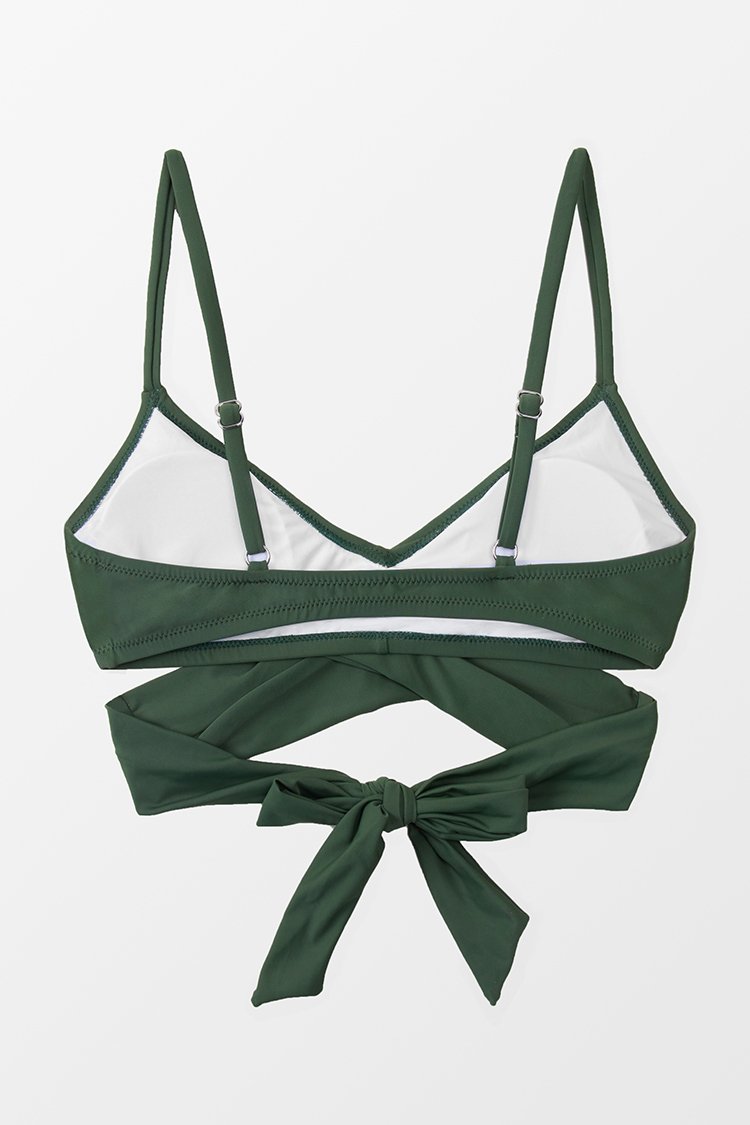 Elliott Wrap Tie Back Bikini Top