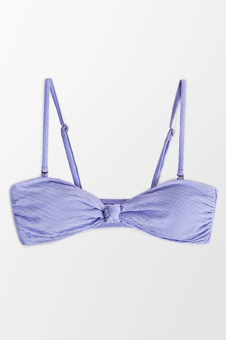 Juniper Textured Knot Bikini Top