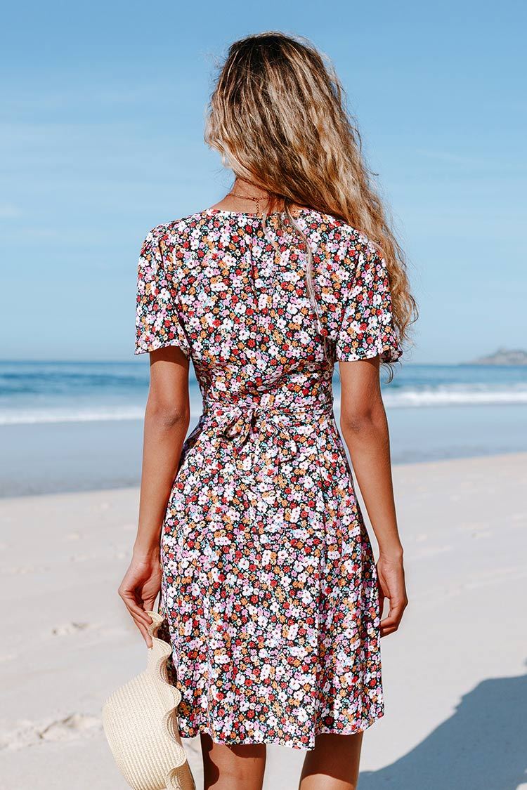 Mckinley Ditsy Floral Button Front Dress