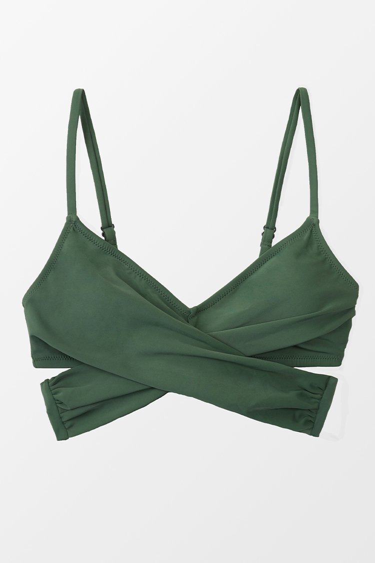 Elliott Wrap Tie Back Bikini Top