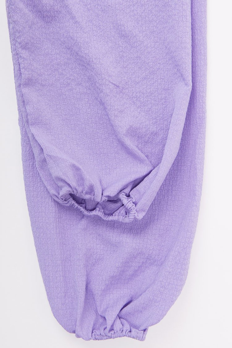 Angelina Purple Back Tie Tea Length Dress