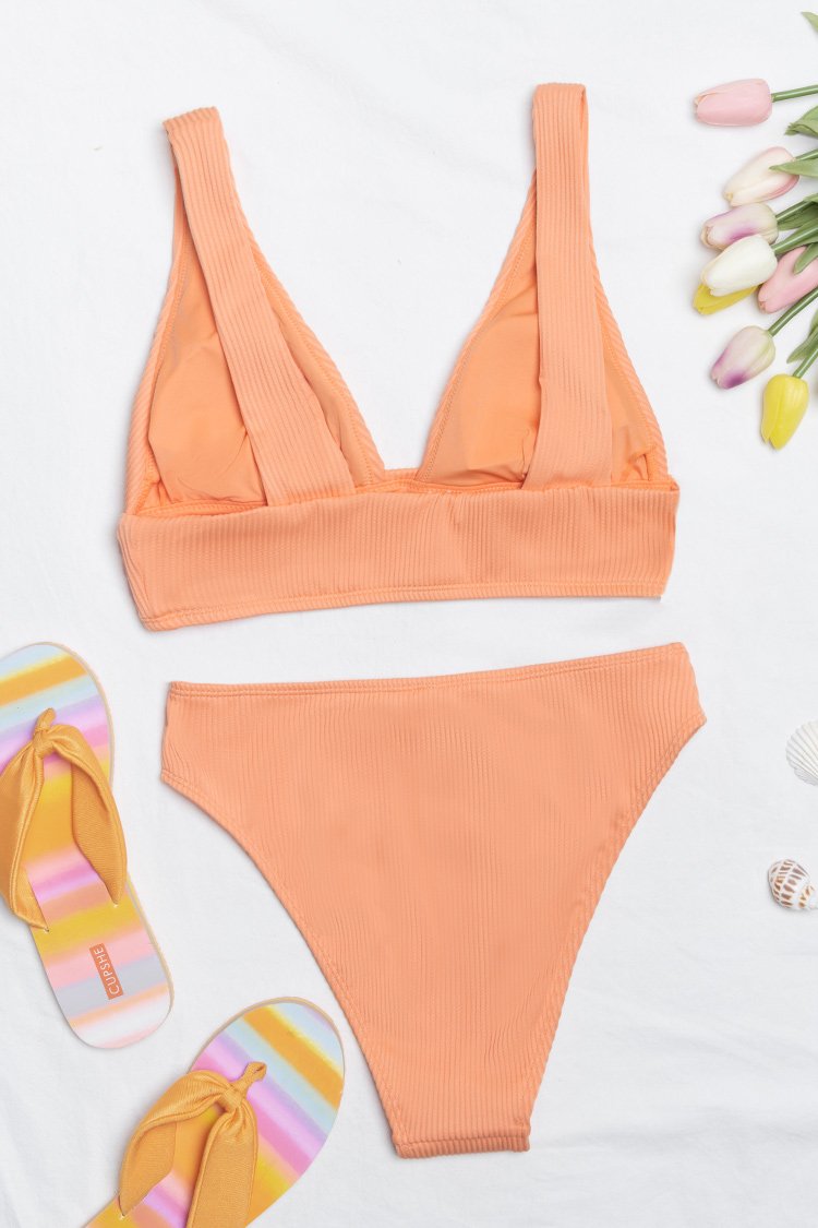 Katlyn Rib Wide Strap Bikini