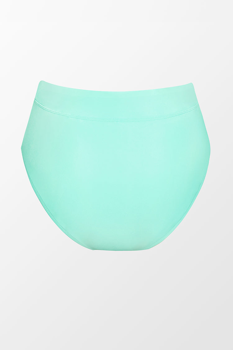 Nature Trip Banded High Waist Plus Size Bikini Bottom