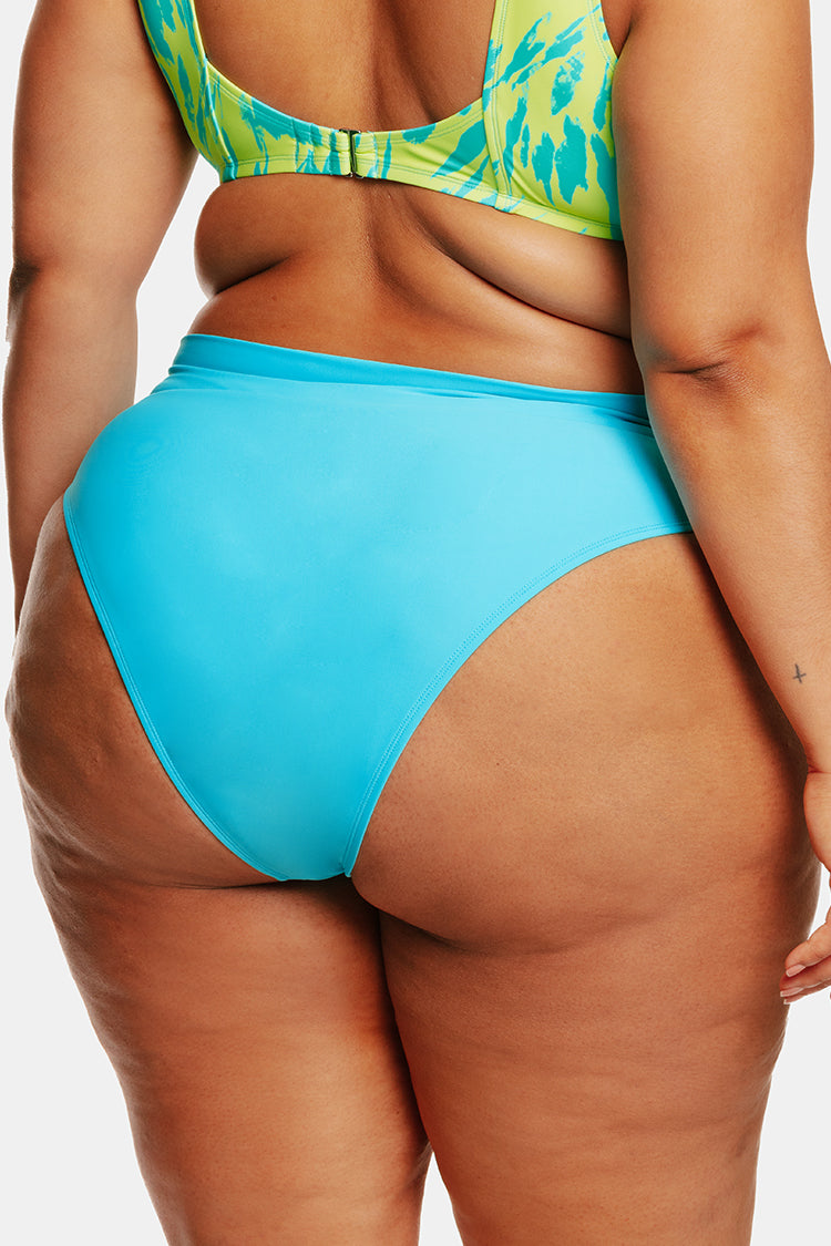 Love Los Angeles Crisscross High Waist Plus Size Bikini Bottom