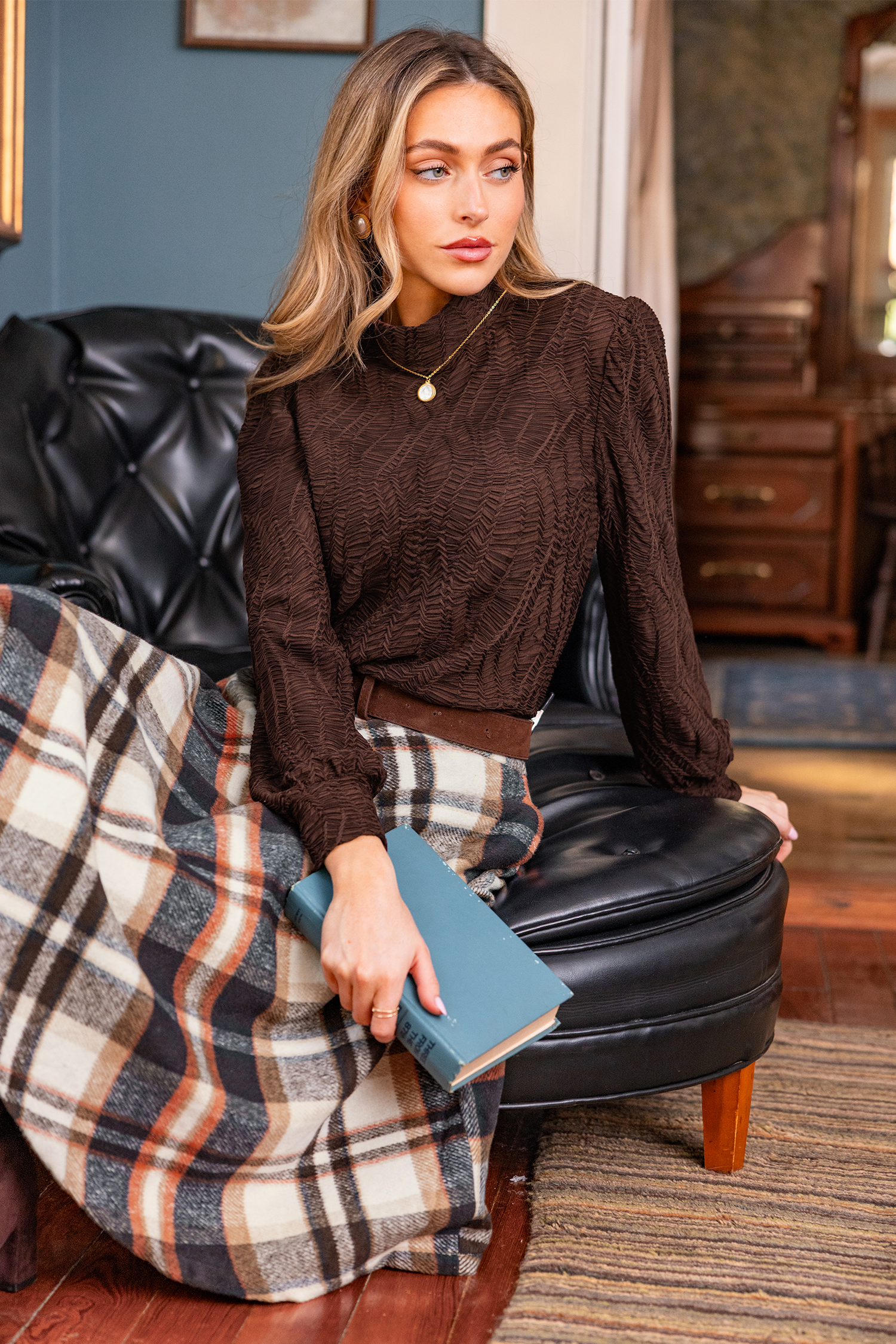 Enchanted Move Brown Top