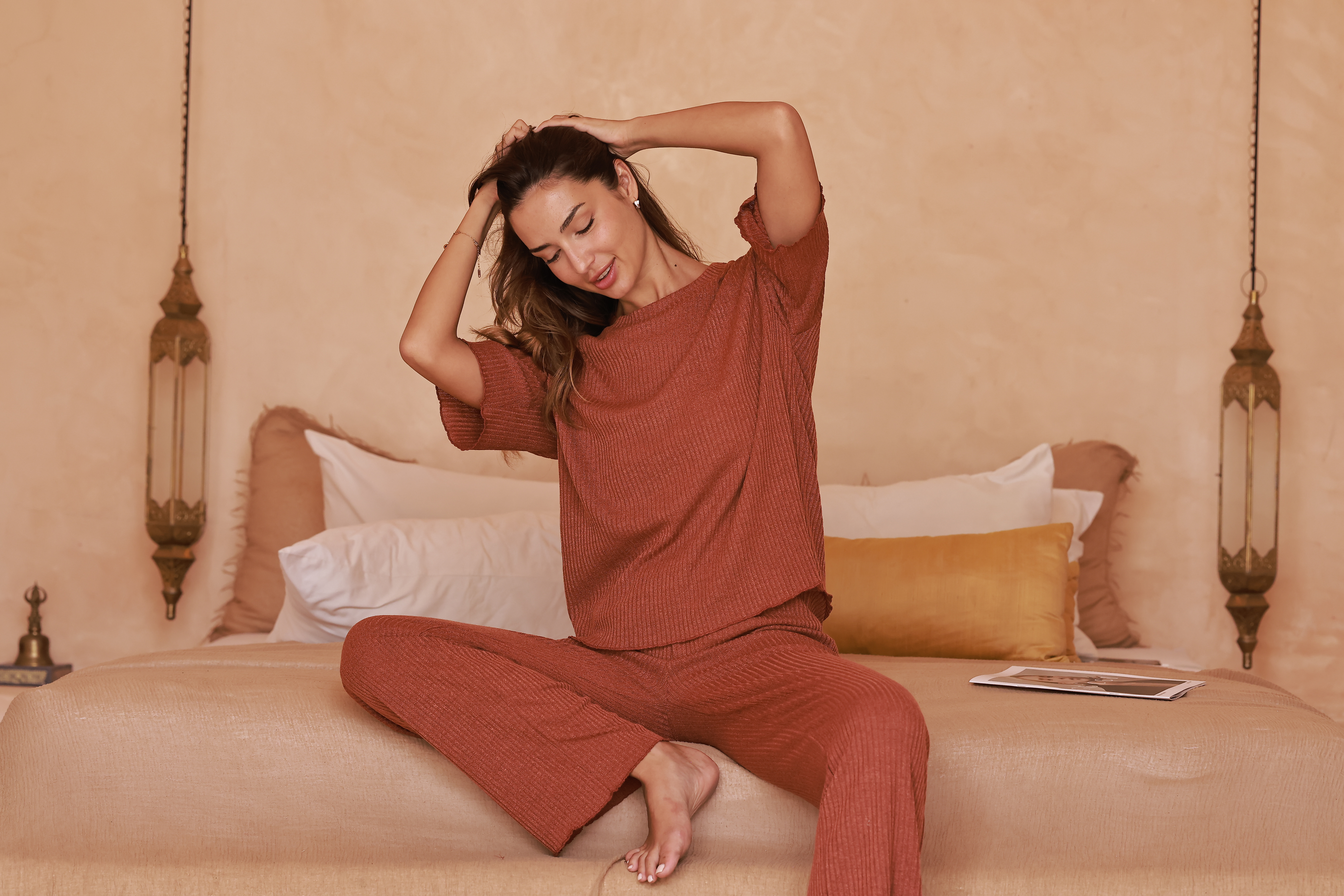 Cotton High-Rise Cover-Up Shorts